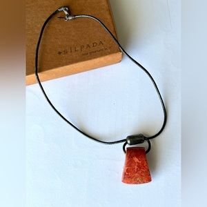 Red Coral Silpada necklace